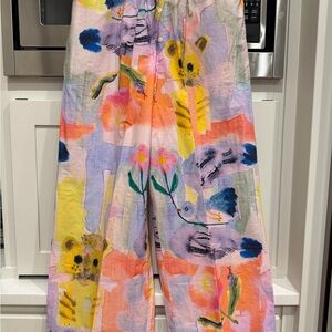 Colorful Animal Print Pants